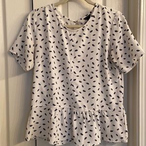 Ann Taylor Peplum Top